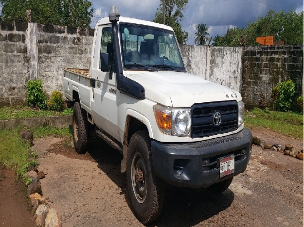 Ministry of Health vehicle fully reconditioned by Firestone Liberia and turned over to the C.H. Rennie Hospital in Kakata, Margibi County, in support of the country’s public health campaigns.  