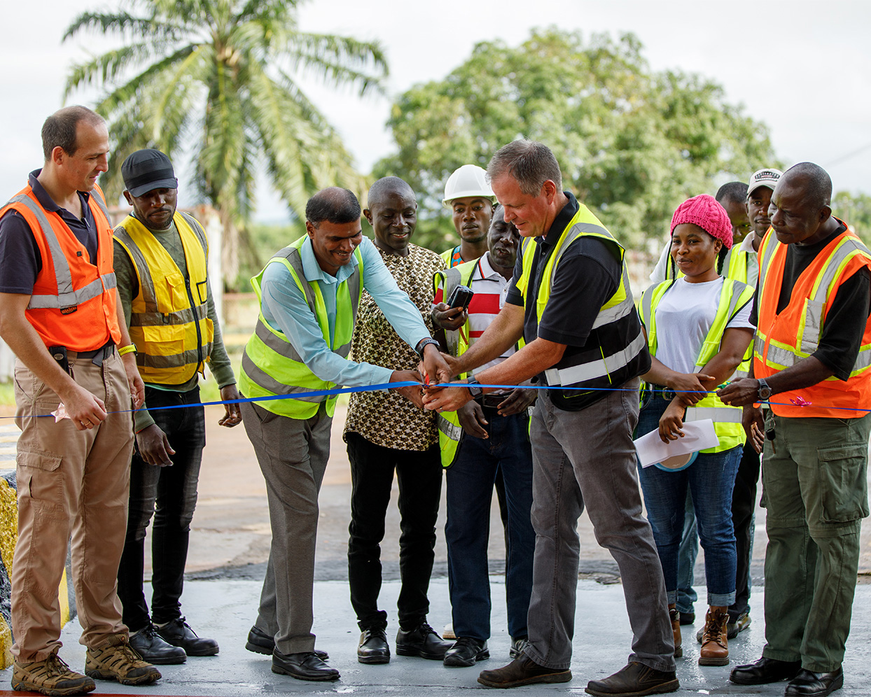 teammates workers launching project